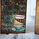 Order Box Of coffee in a turquoise Cup . Box decoupage. Happy House. Livemaster. . Storage Box Фото №3
