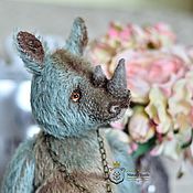 Куклы и игрушки ручной работы. Ярмарка Мастеров - ручная работа Rinoceronte Adam colección autor Teddy rinoceronte. Handmade.