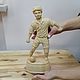 Order Wooden figurine 'football Player with ball'. Figure of a football player. SiberianBirchBark (lukoshko70). Livemaster. . Figurine Фото №3
