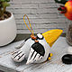 Crow, ceramic bell. Bells. FunIdea. Online shopping on My Livemaster.  Фото №2