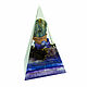 Order Orgongite pyramid with Kyanite. Worldorgonite. Livemaster. . Feng Shui Figurine Фото №3