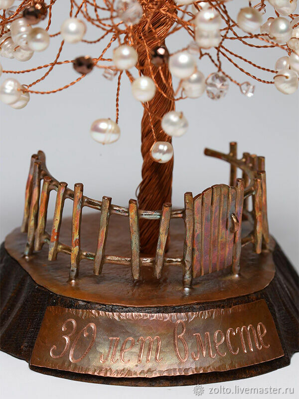 Жемчужное дерево счастья с табличкой и гравировкой в интернет-магазине ...