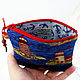 Mini Bolsa de cosméticos con cremallera Marina con Faros. Beauticians. Vash sacvoyage. Интернет-магазин Ярмарка Мастеров.  Фото №2