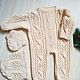 knitted Romper for baby. Overall for children. handmade for baby (alenka3). My Livemaster. Фото №4