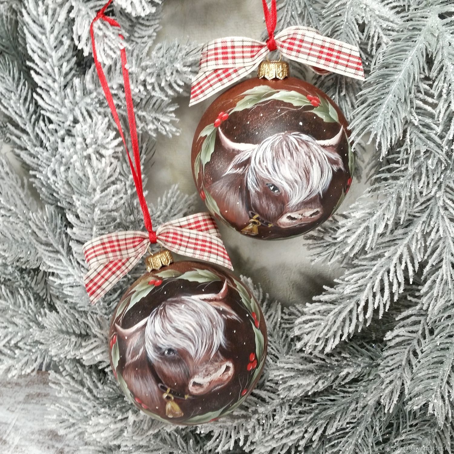 Новогодние Шары В Год Быка