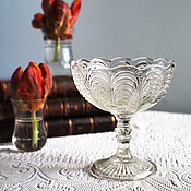 Винтаж handmade. Livemaster - original item A sugar bowl a creamer a vase on a leg Hearts. Handmade.