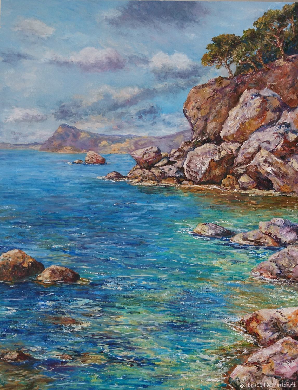 Oil painting Crimea. New light, Pictures, Zelenograd,  Фото №1