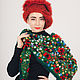 Crochet shawl 'Poppy Field 2' based on Claude Monet, Shawls, Moscow,  Фото №1