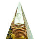 Orgonite-Quartz Crystal, Elite Shungite, Black Tourmaline. Pyramid. Worldorgonite. Online shopping on My Livemaster.  Фото №2