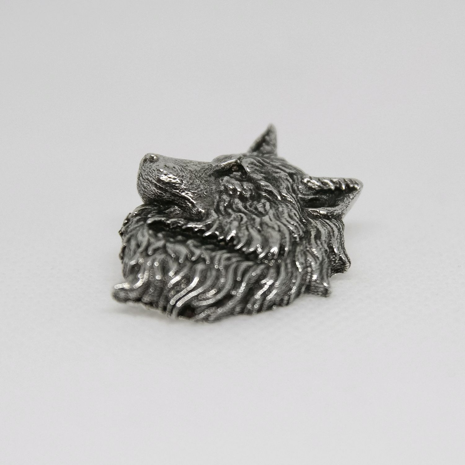 Значок БЛАГОРОДНЫЙ ВОЛК Значок Голова Волка Волчий Талисман Волк купить ...