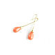 Order Pearl earrings 'Bright drops'orange earrings,bright earrings. Irina Moro. Livemaster. . Earrings Фото №3