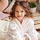 Детский махровый халат. Пижамы и халаты. Все для Крещения (krestilnoe). Ярмарка Мастеров.  Фото №4