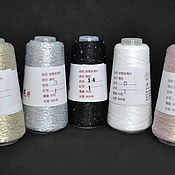 Материалы для творчества handmade. Livemaster - original item Yarn: Lurex with micro sequins. Thin thread with sequins.. Handmade.