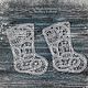 Order Boot. Christmas decoration. Lace. Svetlana Happy Embroidery. Livemaster. . Christmas sock Фото №3