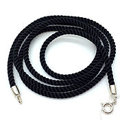 Украшения handmade. Livemaster - original item Choker cord silk 3 mm. Handmade.