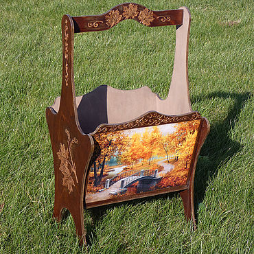 Подставка для журналов и газет Розы – купить на Ярмарке Мастеров ...