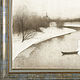 Paintings for white interior river Tmaka canvas Sepia. Pictures. ulumbekov (ulumbekov). My Livemaster. Фото №4