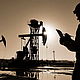 Картина нефтью "Нефтяник" Подарок нефтянику. Картины. Художник АЛЕРМО (Александр). Интернет-магазин Ярмарка Мастеров.  Фото №2