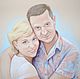 Painting a portrait from a photo custom pastel anniversary gift wedding, Pictures, Samara,  Фото №1