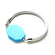 Blue magnet bracelet 'Blue sky' white bracelet. Bead bracelet. Irina Moro. My Livemaster. Фото №6