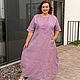 Of Linen dress  lilac colour, Dresses, Novosibirsk,  Фото №1