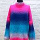 Яркий свитер оверсайз с переходом цвета, Свитеры, Богучаны,  Фото №1