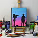 Luminous painting 20h25 'Tabloid musician'. Pictures. CosmoDreamArt. Online shopping on My Livemaster.  Фото №2