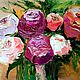Oil Painting Peonies painting bouquet of Peonies Pink Peonies Voluminous Flowers. Pictures. Lana Zaitceva. My Livemaster. Фото №6