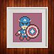 Схема для вышивки крестом "Капитан Америка - Captain America", Схемы для вышивки, Санкт-Петербург,  Фото №1