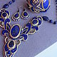 Set with lapis lazuli ' Winter evening'. Bracelet set. inness77. Online shopping on My Livemaster.  Фото №2
