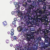 Материалы для творчества handmade. Livemaster - original item Beads mix Toho 3207 purple Japanese Toho 10g. Handmade.