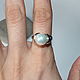 Silver ring 'Spring' 17.5 p. Rings. Firuza. My Livemaster. Фото №6