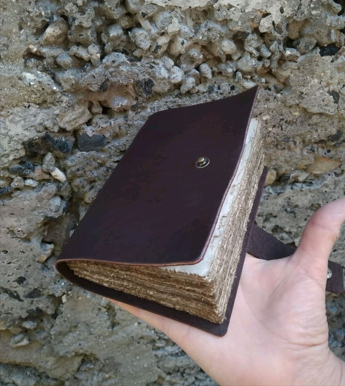 Записные книжки. Форматы А6. Блокнот состаренный. Натуральная кожа в ...