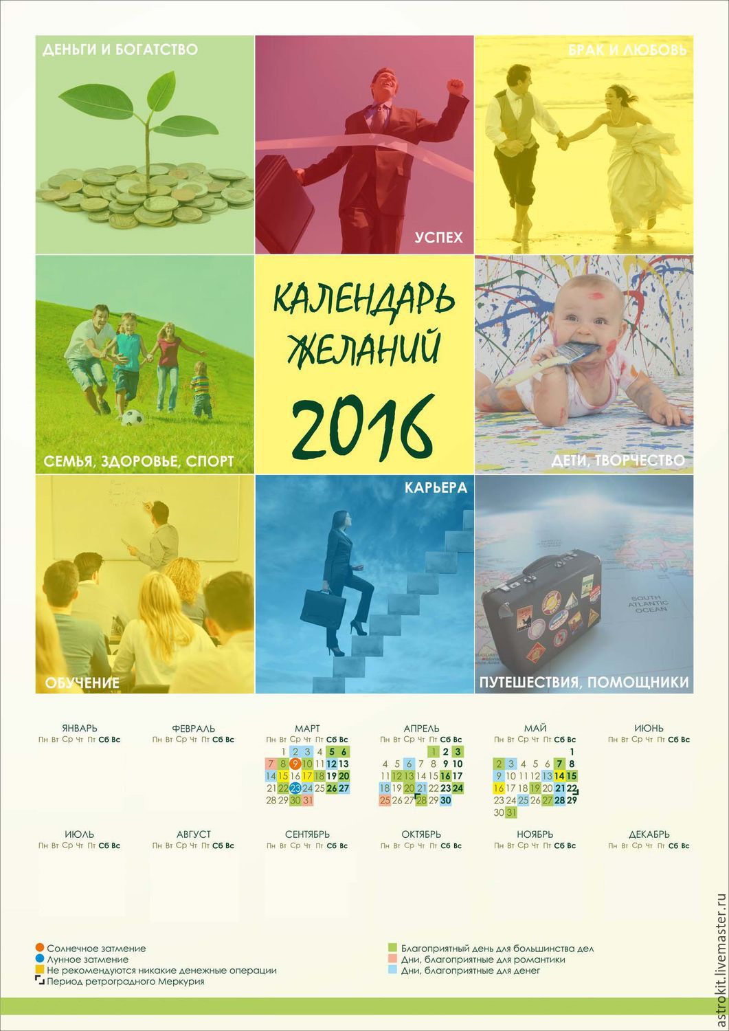 Календарь желаний на 25 год