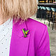 Order Brooch bird 'Freesia '. Coffeelena. Livemaster. . Brooches Фото №3