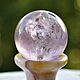 Ball for massage and harmonization of amethyst (on the stand). Crystal ball. kvk1. Online shopping on My Livemaster.  Фото №2