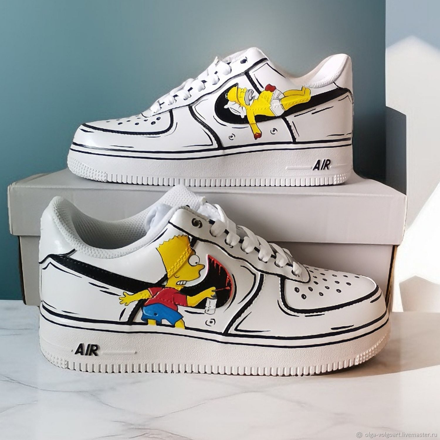 Nike air force 1 the simpsons best sale