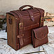 Hand-made bag, leather bag. Valise. Lemberg Leather. My Livemaster. Фото №5