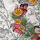 Схема вышивки крестом Новогодний венок Снегири для подушки. Схемы для вышивки. Интересные вещи. Elegant_stitch.. Ярмарка Мастеров.  Фото №6