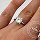 Золотое кольцо с бриллиантом Принцесса 1,5 карат. Кольцо помолвочное. FROLOF JEWELRY. Ярмарка Мастеров.  Фото №11