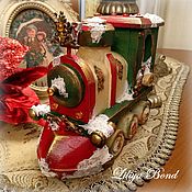 Сувениры и подарки handmade. Livemaster - original item Vintage Christmas train. Handmade.
