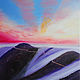 Горный пейзаж "Восход в горах" картина горы, Картины, Москва,  Фото №1