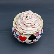 Посуда handmade. Livemaster - original item Sugar Bowl A fabulous flower from Wonderland. Handmade.