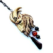Украшения handmade. Livemaster - original item Capricorn pendant with stones. Handmade.