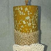 Сувениры и подарки handmade. Livemaster - original item From wax candle Eucalyptus. Handmade.