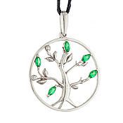 Украшения handmade. Livemaster - original item Tree of Life sterling silver pendant. Handmade.