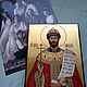 The Holy Martyr Nicholas 2 (Novels).Icon. Icons. Peterburgskaya ikona.. Ярмарка Мастеров.  Фото №5