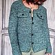 Жакет вязаный "а Ля Шанель" и МК. Жакеты. Марина (Lovebutik). Интернет-магазин Ярмарка Мастеров.  Фото №2