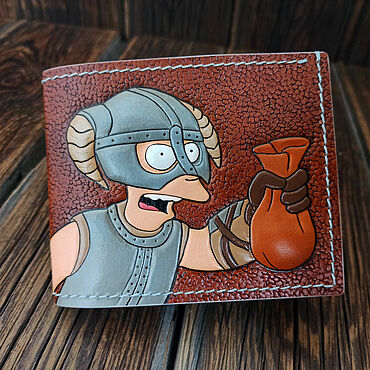 Сумки ручной работы. Ярмарка Мастеров - ручная работа Skyrim Мем бумажник, Shut up and take my money, ручной работы. Handmade.