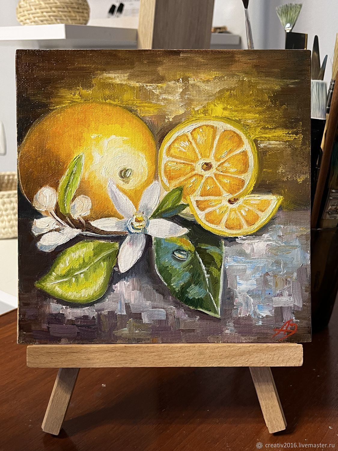 Картины: Апельсин натюрморт в интернет-магазине Ярмарка Мастеров по ...